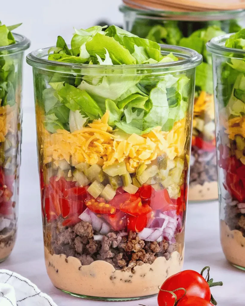 Saladas no pote